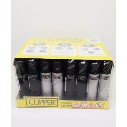 Cilpper Micro Soft Gri ve Siyah Çakmak 48 Adet