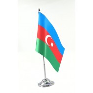Masa Bayrağı Direkli Azerbaycan Bayrağı ( Tekli )