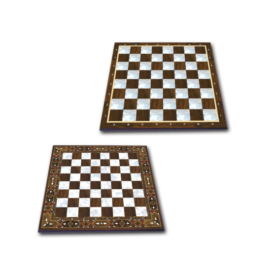  Satranç Sehpası Polyester  Sedef desenli