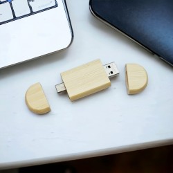 Ahşap USB Flaş Bellek 64 GB