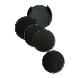 Masa Üstü Derili Bardak Altlığı